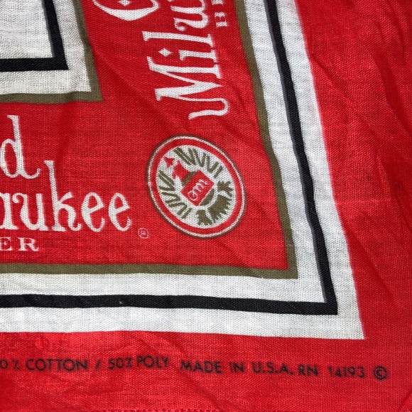 Old Milwaukee Beer Bandanna - Picture 5 of 7